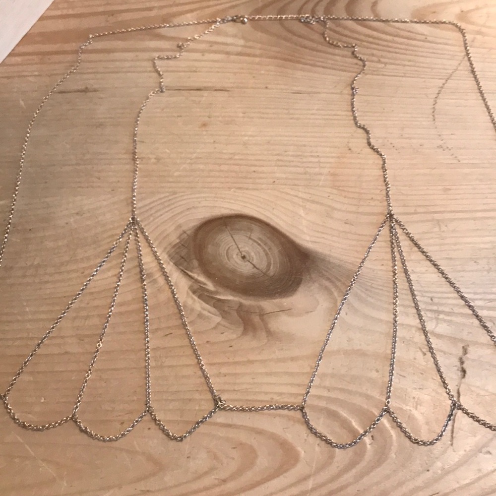 Bra style body chain